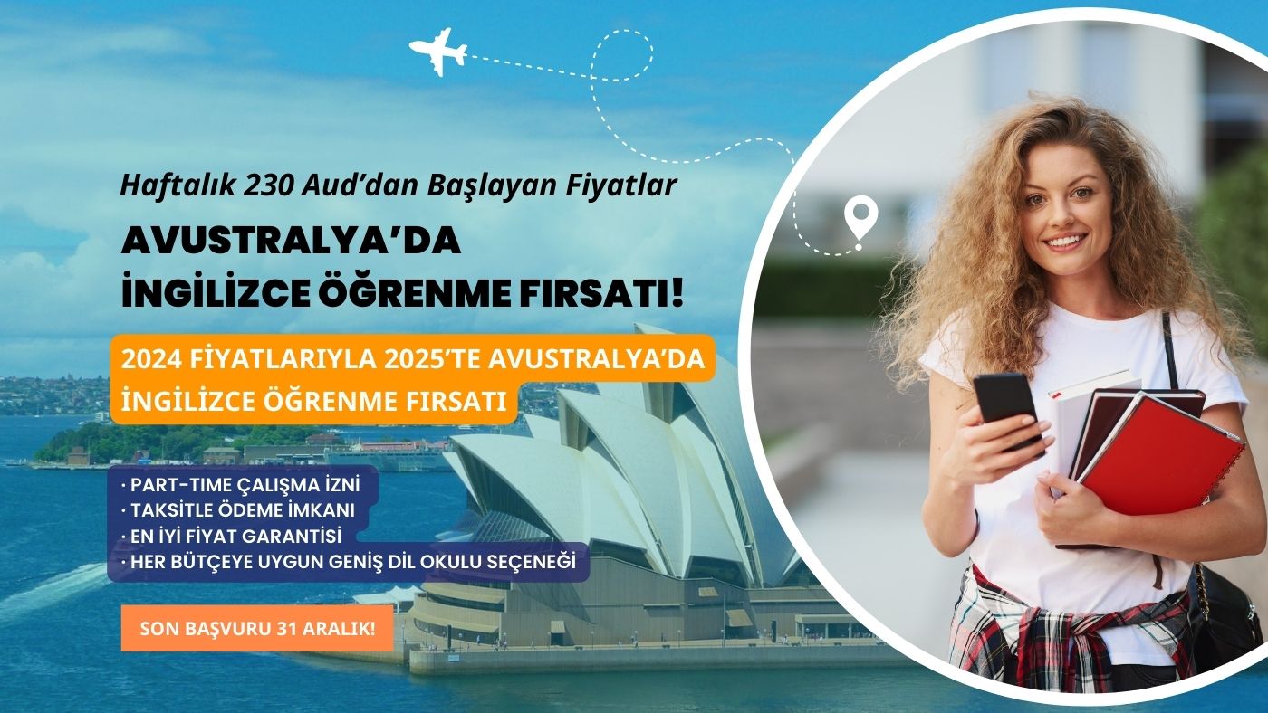 2024 FİYATLARIYLA 2025’TE AVUSTRALYA’DA İNGİLİZCE ÖĞRENME FIRSATI2024 FİYATLARIYLA 2025’TE AVUSTRALYA’DA İNGİLİZCE ÖĞRENME FIRSATI